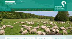 Desktop Screenshot of naturpark-solling-vogler.de