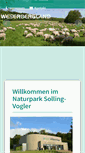Mobile Screenshot of naturpark-solling-vogler.de